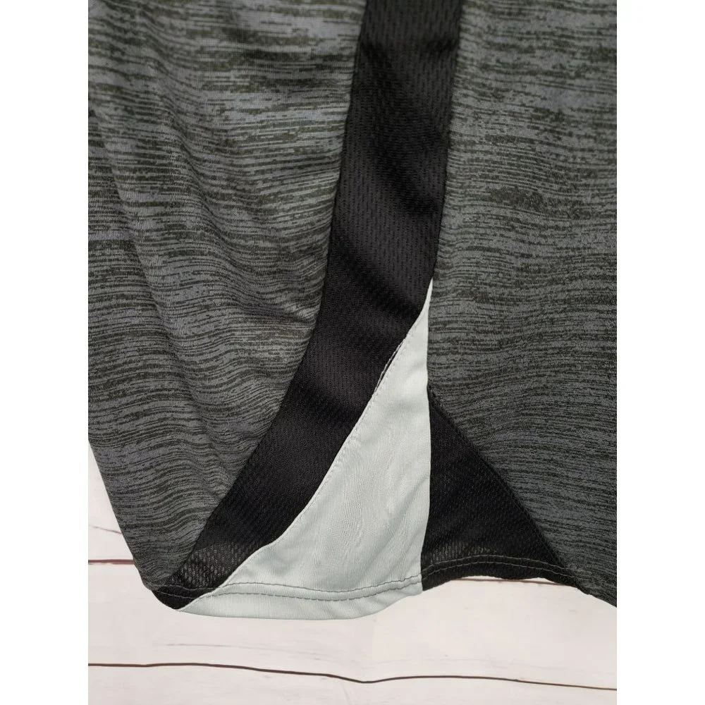 Zone Pro XL gray‎ black silver Athletic Gym Running mens Shorts